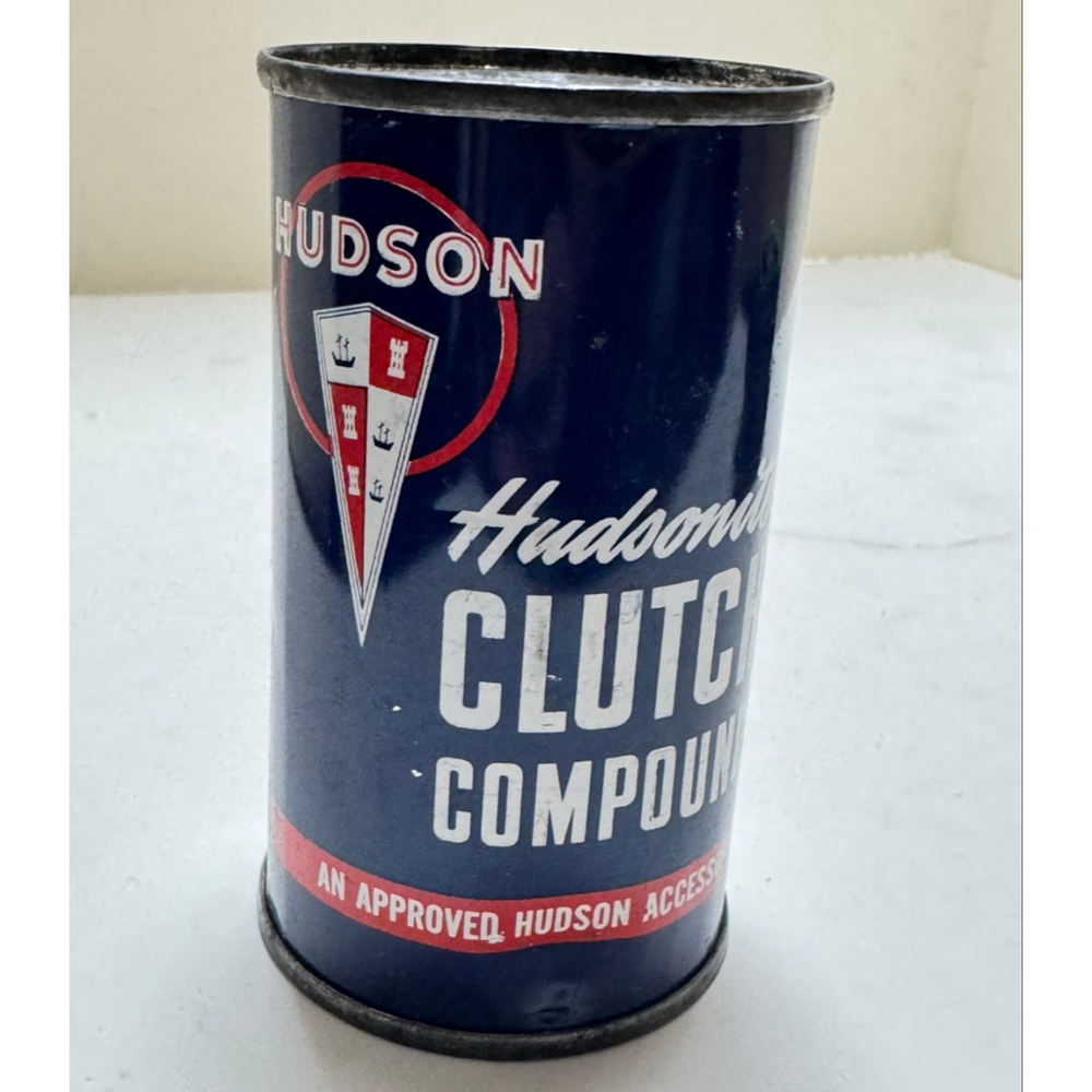 Hudson Hudsonite Clutch Compound Can - Full / Sealed - Vintage 1/3 Pint